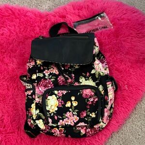 Madden Girl Vibrant Floral Backpack